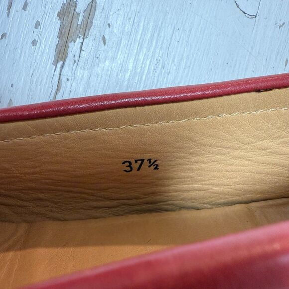 Tod’s Gommino Red Suede Driving Loafer Moccasins Tasseled Kilted EUR 37.5 US 7.5 - Picture 12 of 12